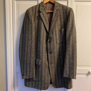 Vintage mens wool jacket, 1950s hip and distinguished